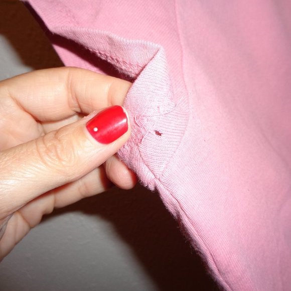 Arizona Jean Co V-Neck Pink Tee Junior's Size XL - Picture 5 of 10